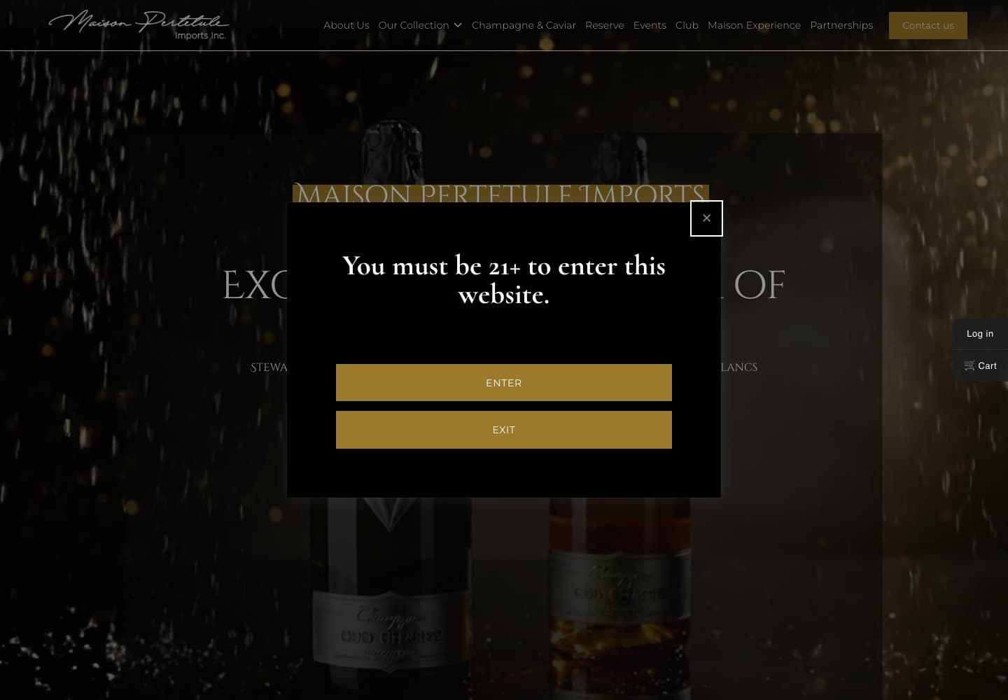 Maison Pertetule — website preview