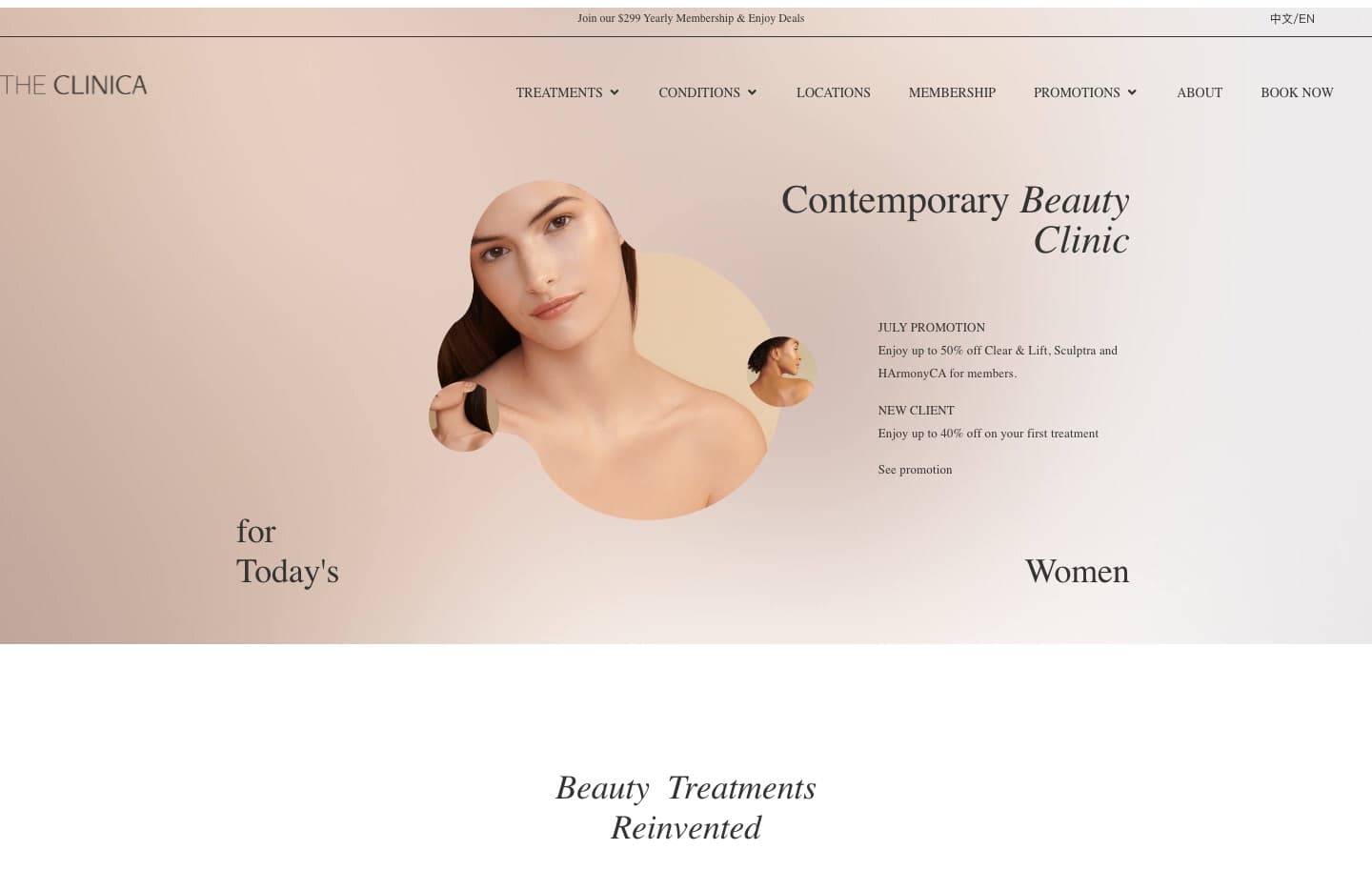 The Clinica — website preview